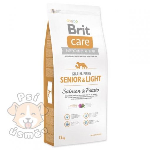 Brit Care Dog Grain-free Senior Salmon & Potato 12kg