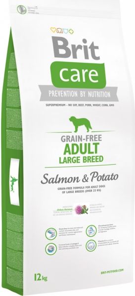 Brit Care Grain-free Adult Large Breed Salmon & Potato 1kg NEW