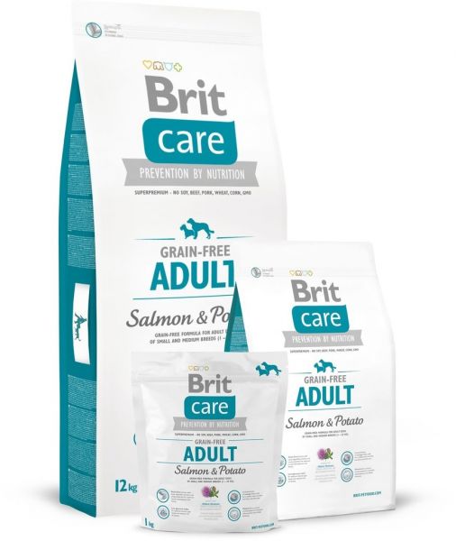Brit Care Grain-free Adult Salmon & Potato 12kg NEW