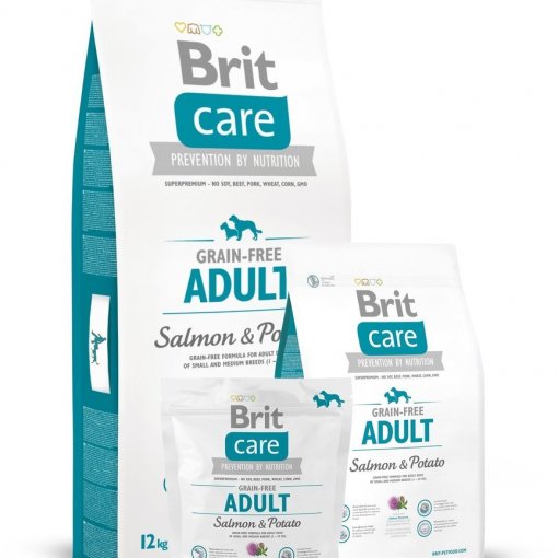 Brit Care Grain-free Adult Salmon & Potato 12kg NEW