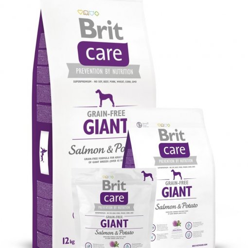 Brit Care Grain-free Giant Salmon & Potato 1kg NEW