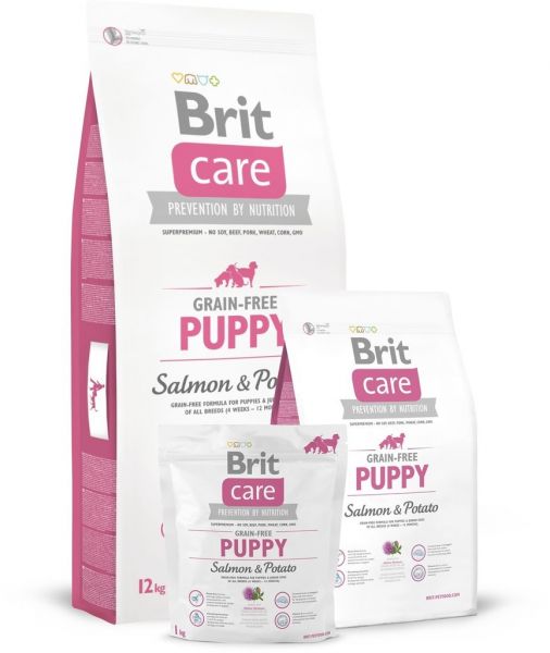 Brit Care Grain-free Puppy Salmon & Potato 12kg NEW