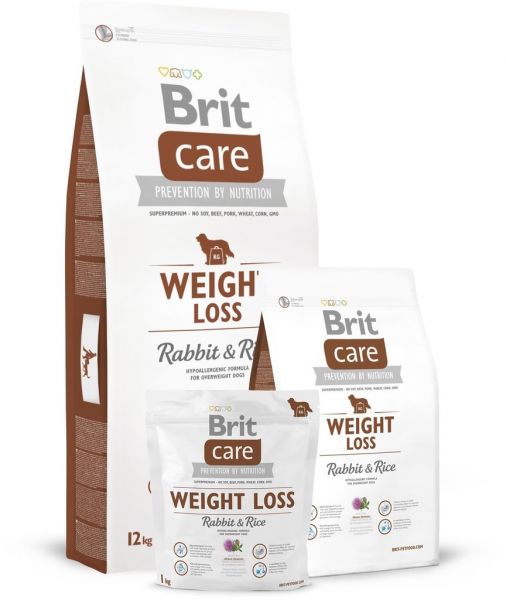 Brit Care Weight Loss Rabbit & Rice 1kg NEW