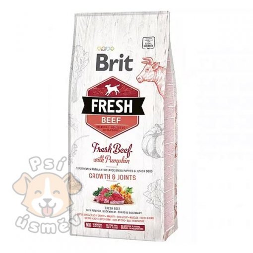 Brit Fresh Dog Beef & Pumpkin Puppy Large 12kg
