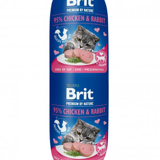 Brit Premium by Nature Sausage CAT Chicken & Rabbit 180 g