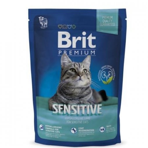 Brit Premium Cat Sensitive Lamb 300g + kapsička