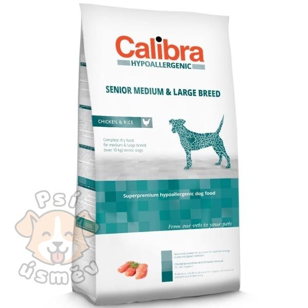 Calibra Dog HA Senior Medium & Large Chicken 14kg