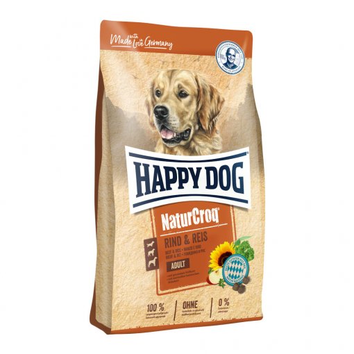 HAPPY DOG NATUR-Croq Rind&Reis 4kg NEW