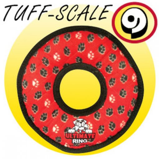 TUFFY Ultimates Ring Red Paws